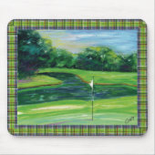 緑のmousepad マウスパッド (正面)