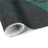 緑のNorthern Lights ラッピングペーパー (ロールコーナー)