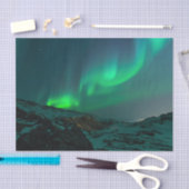 緑のNorthern Lights 薄葉紙 (クラフト)