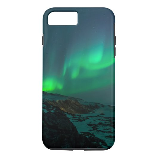 緑のNorthern Lights Case-Mate iPhoneケース (裏面)