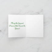 緑のNotecard シーズンカード (内部)