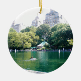 緑のNYCの居酒屋 セラミックオーナメント