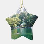 緑のNYCの居酒屋 セラミックオーナメント (左)