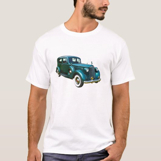 緑のPackardの贅沢車 Tシャツ (正面)