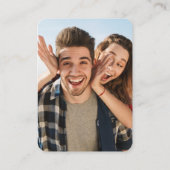 緑のQRコードとフォトエンクロージャの招待状 エンクロージャーカード (裏面)