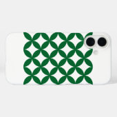 緑のShippo iPhone 16プラスケース Case-Mate iPhoneケース (裏面 (横))