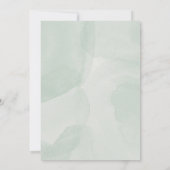 緑のSweet sixteen誕生会 招待状 (裏面)