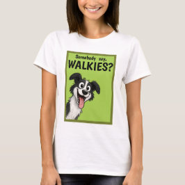 緑のTシャツでお散歩 Tシャツ