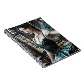 緑のTuと妖精の翼のバレエダンサー ノートブック (右側)