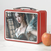 緑のTuと妖精の翼のバレエダンサー メタルランチボックス (インサイチュ)