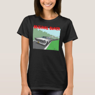 緑のWeeniiの"元の所有者"の女性のワイシャツ(暗い) Tシャツ