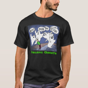 緑のWeeniiの"失読症の幽霊"のワイシャツ(暗い) Tシャツ