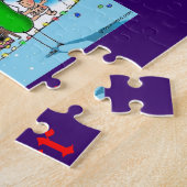 緑のWeeniiの"季節的な無秩序"のジグソーパズル ジグソーパズル (側面)