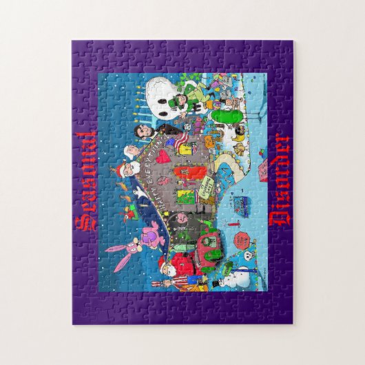 緑のWeeniiの"季節的な無秩序"のジグソーパズル ジグソーパズル (縦)