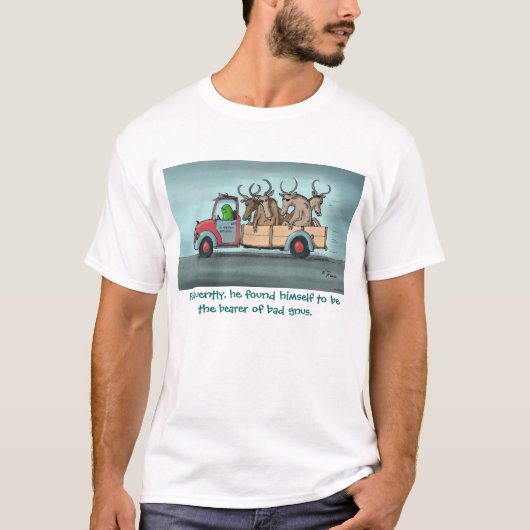 緑のWeeniiの"悪いヌー"のワイシャツ Tシャツ (正面)