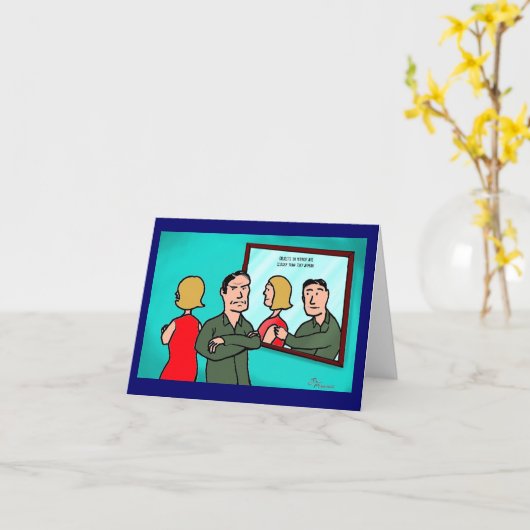 緑のWeeniiノートカードを反射する時間 カード (黄色い花)