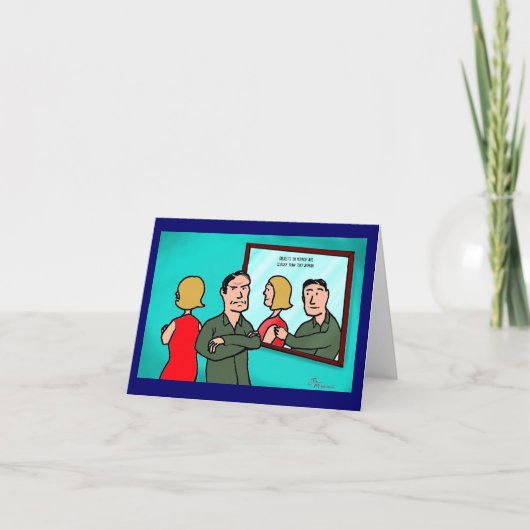 緑のWeeniiノートカードを反射する時間 カード (正面)