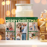 緑はっきりしたモダンの5写真メリークリスマス金ゴールド 箔シーズンカード<br><div class="desc">このクリスマスの季節に暖かい願いを送ユニークるキュートではっきりした、緑の五つ写真メリーのクリスマスの金ゴールドホイルのホリデーカード。そのシンプルデザインとミニマルな金ゴールドホイルにボホインスパイアー要素を備えている。12祝月のフェスティバル精神、このデザインはすべての大事な行事に陽気でおもしろいのtouchをもたらす。金ゴールドの季節の色やクリエイティブの言葉は、この冬に友達や家族の間で幸せや応援を広める完璧な方法だ！</div>