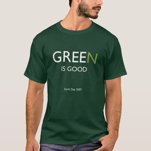 緑はよいです Tシャツ (正面)