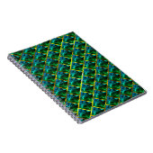 緑はエメラルドに見える金ゴールド格子の下？ ノートブック (右側)