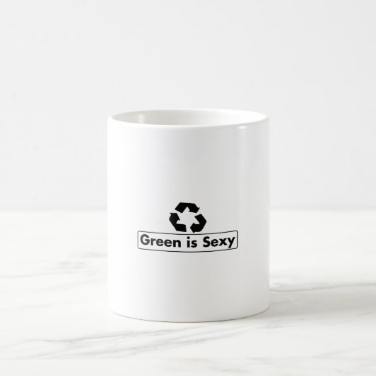 緑はセクシー コーヒーマグカップ (中央)