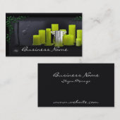 緑は名刺の良否を明りにすかして調べます 名刺 (正面/裏面)