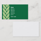 緑は名刺を残します 名刺 (正面/裏面)