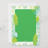 緑は招待状を残します 招待状 (裏面)