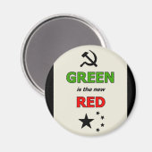 緑は新しい赤い磁石 マグネット (正面/裏面)