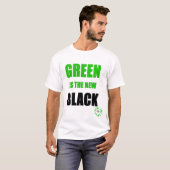 緑は新しい黒です Tシャツ (正面フル)
