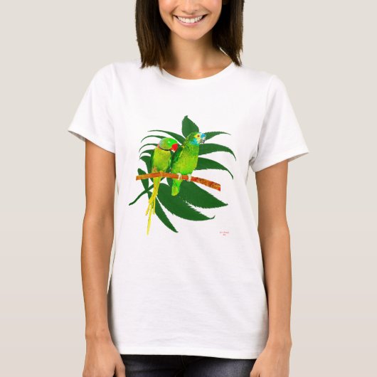緑は服装をオウム返しします Tシャツ (正面)