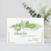 緑は群葉が植物に感謝していすのを残します エンクロージャーカード (スタンド正面)