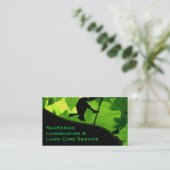 緑は造園の名刺を残します 名刺 (スタンド正面)