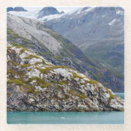 緑は青で覚醒します ガラスコースター