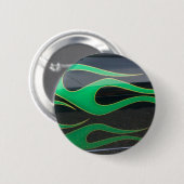 緑は黒の炎を改造します 缶バッジ (正面&裏面)