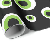 緑は|ハロウィンパターンをじろじろ見ます ラッピングペーパー (ロールコーナー)