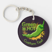 緑はHOT Keychain キーホルダー (正面)