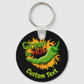 緑はHOT Keychain キーホルダー (正面)