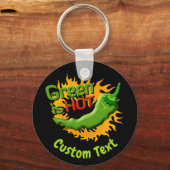 緑はHOT Keychain キーホルダー (正面)