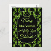 緑ぶどうはがき ポストカード (正面/裏面)