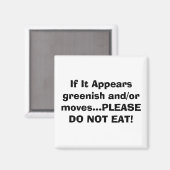 緑もし色や動きが見える…お願い… マグネット (正面/裏面)