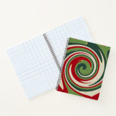 緑らせん ノートブック (内部)