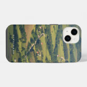 緑を分割 iPhoneケース (裏面横)