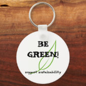 緑を守れ キーホルダー (正面)
