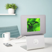 緑を求めて シール (デスク上のノートパソコン)