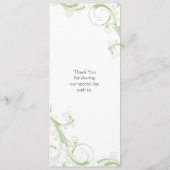 緑を渦巻く霧 メニュー (裏面)