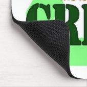 緑を生きてい愛考えて下さい マウスパッド (コーナー)