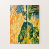 緑を越える川 ジグソーパズル (縦)