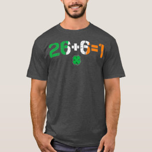 緑アイルランドユニティ26 6 1St paddys dayアイルランド Tシャツ
