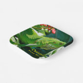 緑イパーソナライズされたグアナリザード ペーパープレート (傾斜あり)